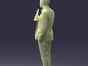 man with award 0524 3d print ready 3D Print Model