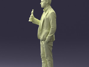 man with award 0524 3d print ready 3D Print Model