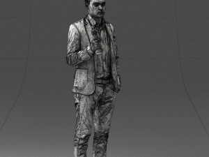man with award 0524 3d print ready 3D Print Model