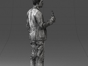 man with award 0524 3d print ready 3D Print Model