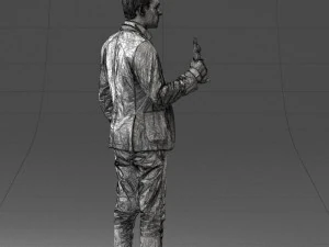 man with award 0524 3d print ready 3D Print Model