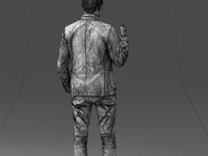 man with award 0524 3d print ready 3D Print Model