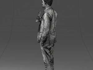 man with award 0524 3d print ready 3D Print Model