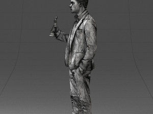 man with award 0524 3d print ready 3D Print Model