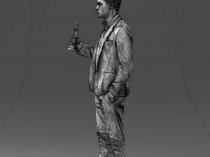 man with award 0524 3d print ready 3D Print Model