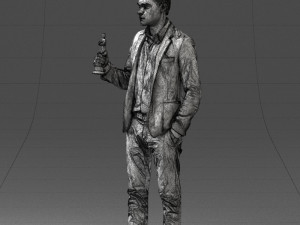 man with award 0524 3d print ready 3D Print Model