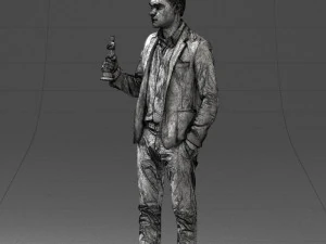 man with award 0524 3d print ready 3D Print Model
