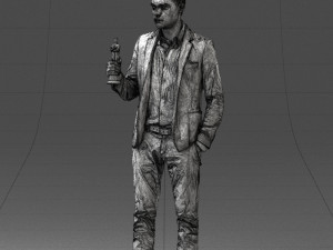 man with award 0524 3d print ready 3D Print Model