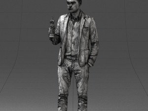 man with award 0524 3d print ready 3D Print Model