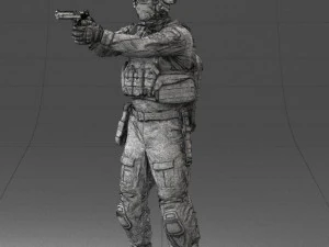 soldier 0510 3D Model