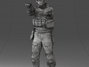 soldier 0510 Model 3D
