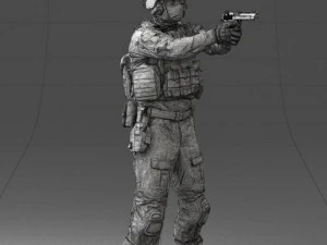 soldier 0510 3D Model