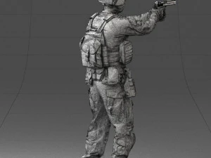 soldier 0510 3D Model
