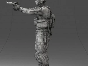 soldier 0510 3D Model