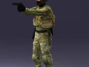 soldier 0510 3d print ready 3D Принт Модель