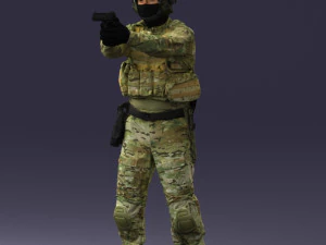 soldier 0510 3d print ready 3D Print Model
