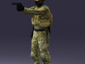 soldier 0510 3d print ready 3D Принт Модель
