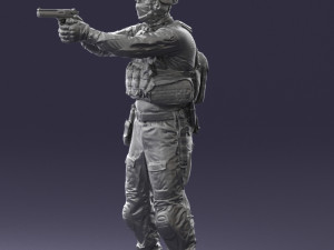 soldier 0510 3d print ready 3D Принт Модель