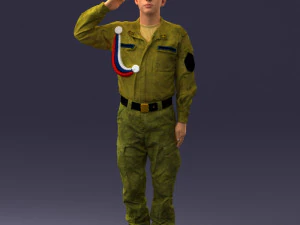 군인0915 3D 인쇄 준비 3D 프린트 모델