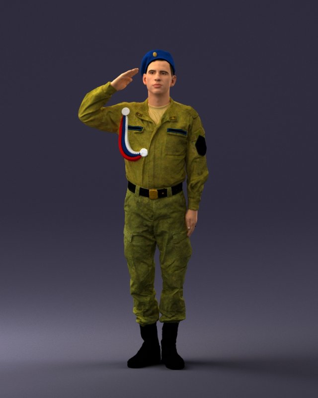 soldier0915 Modello 3D .c4d .max .obj .3ds .fbx .stl .blend 