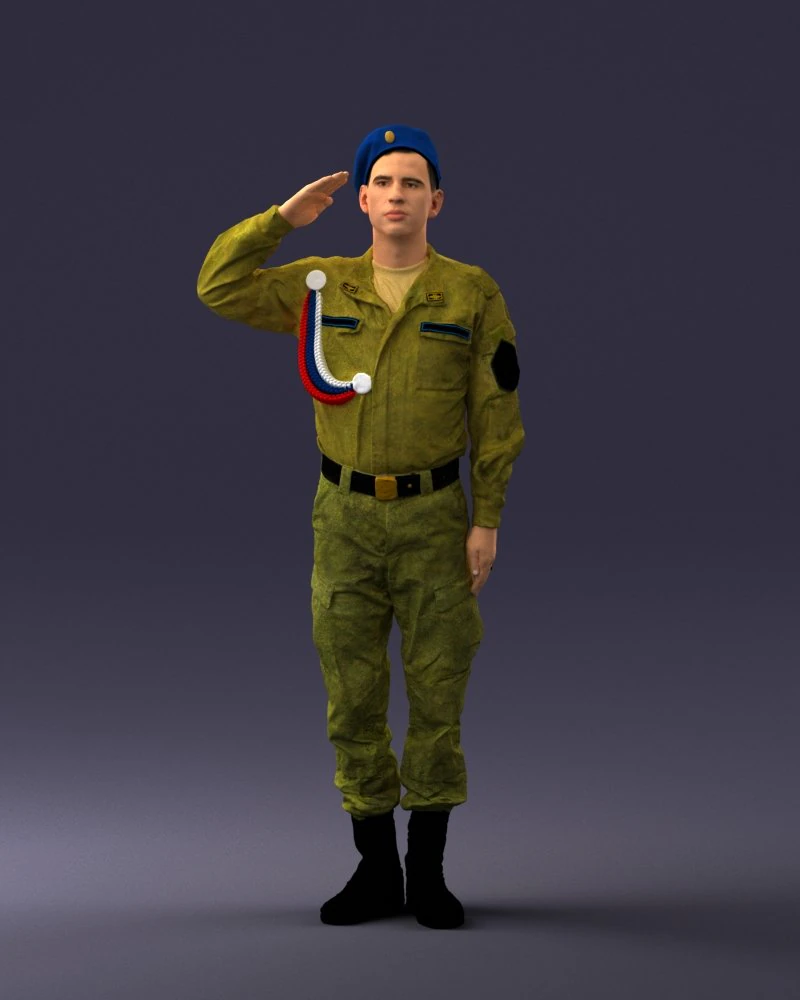soldier0915 3D Model .c4d .max .obj .3ds .fbx .stl .blend 