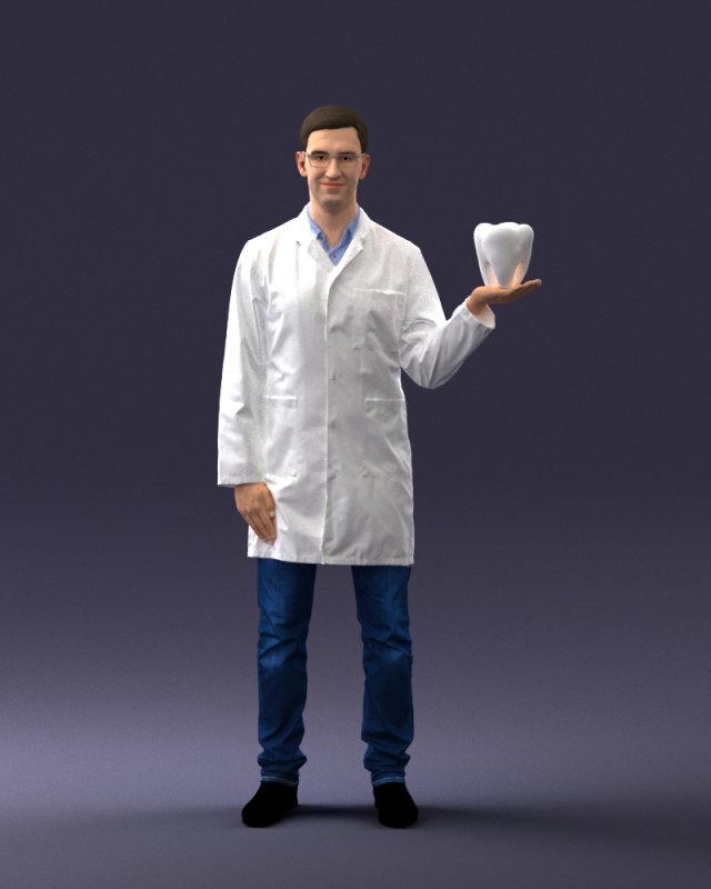 dentist1030 3D Модель .c4d .max .obj .3ds .fbx .stl .blend