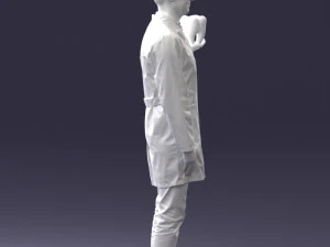 000088 Dentist Holding a Tooth 1030 3dp 3D Print Model