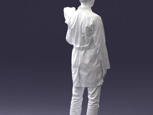 000088 Dentist Holding a Tooth 1030 3dp 3D Print Model