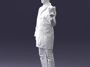 000088 Dentist Holding a Tooth 1030 3dp 3D Baskı Modeli