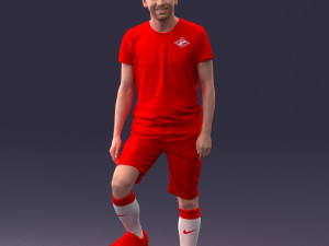 000097 Football Player 1212 3Dモデル