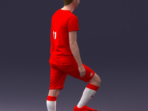 000097 Football Player 1212 3Dモデル