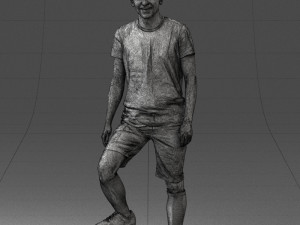 000097 Football Player 1212 3Dモデル