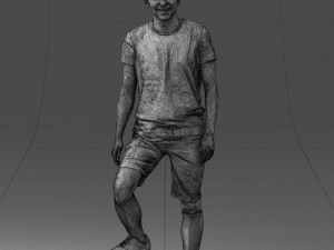 000097 Football Player 1212 3Dモデル