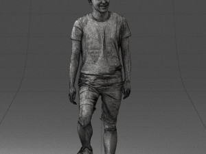 000097 Football Player 1212 3Dモデル