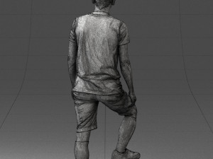 000097 Football Player 1212 3Dモデル