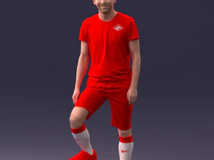 000097 Jugador de fútbol 1212 3dp Modelo de impresión 3D