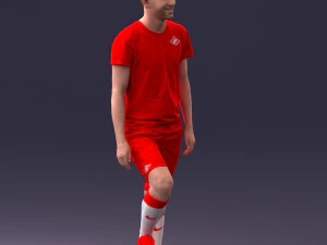 000097 Football Player 1212 3dp 3D Print Model