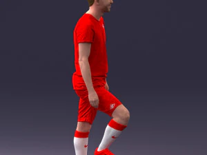000097 Football Player 1212 3dp 3D Print Model