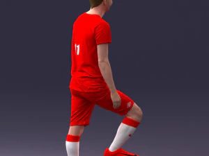 000097 Football Player 1212 3dp 3D Print Model