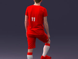 000097 Football Player 1212 3dp 3D Print Model