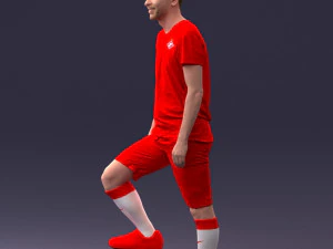 000097 Football Player 1212 3dp 3D Print Model