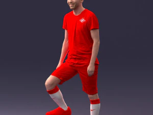 000097 Football Player 1212 3dp 3D Print Model