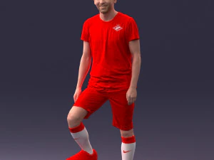 000097 Football Player 1212 3dp 3D Print Model