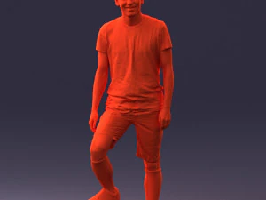 000097 Football Player 1212 3dp 3D Print Model