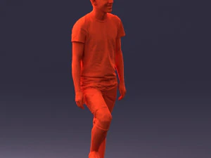 000097 Football Player 1212 3dp 3D Print Model