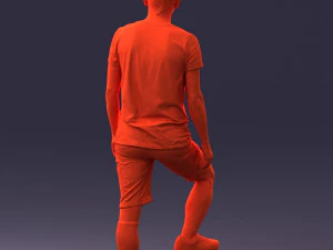 000097 Football Player 1212 3dp 3D Print Model