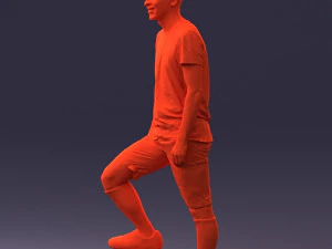 000097 Football Player 1212 3dp 3D Print Model
