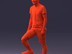 000097 Football Player 1212 3dp 3D Print Model