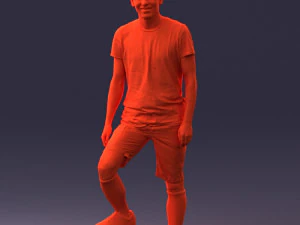 000097 Football Player 1212 3dp 3D Print Model