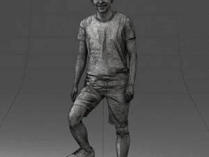 000097 Football Player 1212 3dp 3D Print Model